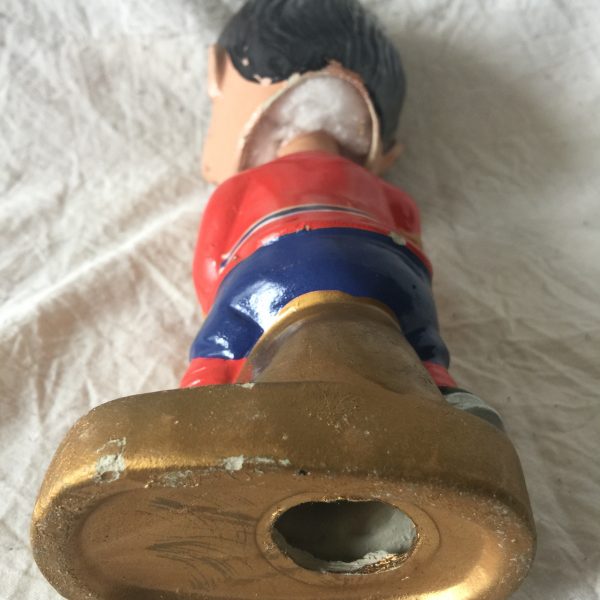 Montreal Canadiens NHL Real Face 1968 Vintage Bobblehead Extremely Scarce Nodder