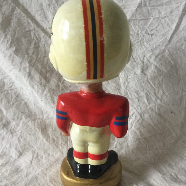 Boston Patriots AFL Earpad 1965 Vintage Bobblehead Extremely Scarce NFL Nodder