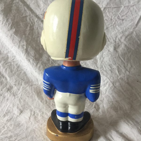 Buffalo Bills AFL Earpad 1965 Vintage Bobblehead Extremely Scarce NFL Nodder