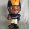 Los Angeles Rams Vintage Bobblehead Extremely Scarce Black Face Toes Up Nodder