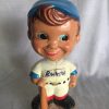 Milwaukee Brewers MLB Swirl Cap Extremely Scarce Seattle Pilots Left Over Mold 1968 Vintage Bobblehead Gold Base