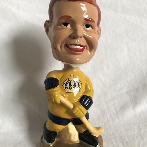 LA Kings NHL Extremely Scarce Real Face Nodder 1968 Vintage Bobblehead