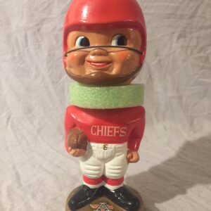 Kansas City Chiefs 1968 Vintage Bobblehead Extremely Scarce Gold Base Nodder