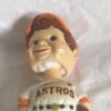 Houston Astros MLB Extremely Scarce Orange Cap Nodder 1970 Vintage Bobblehead Gold Wedge Base