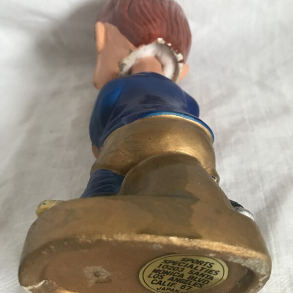 St. Louis Blues NHL Real Face 1968 Vintage Bobblehead Extremely Scarce Nodder