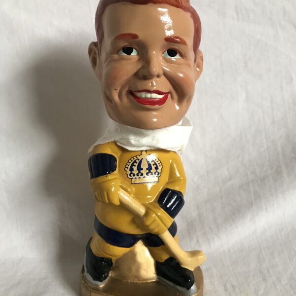 LA Kings NHL Real Face 1968 Vintage Bobblehead Extremely Scarce Nodder