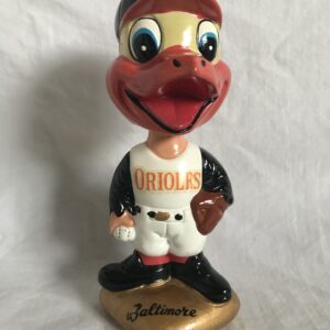 Baltimore Orioles MLB Extremely Scarce Mascot Nodder 1968 Vintage Bobblehead Gold Base