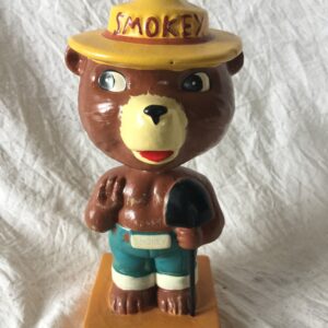 Smokey The Bear 1960 Vintage Bobblehead Extremely Scarce Advertising Nodder