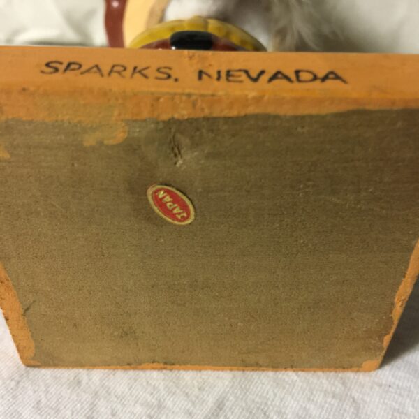 Nugget Casino Sparks Nevada 1960 Vintage Bobblehead Extremely Scarce Advertising Nodder