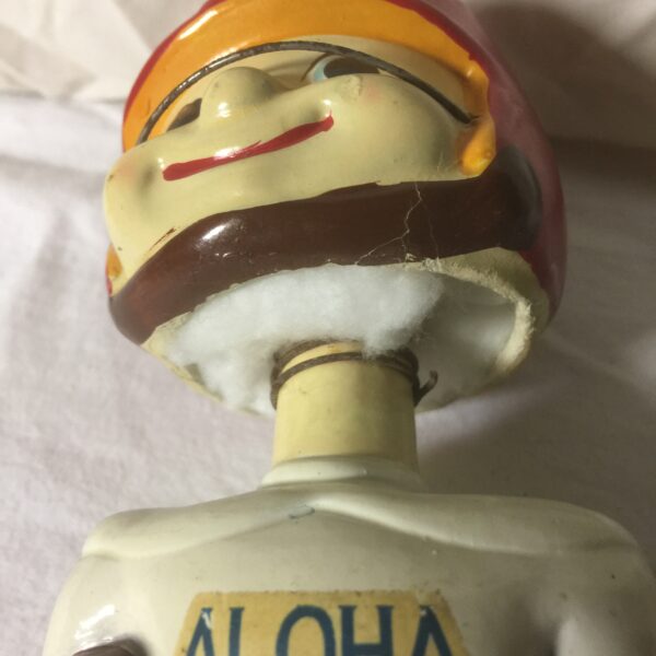 Hawaii College Extremely Scarce Hula Bowl Nodder 1960 Vintage Bobblehead