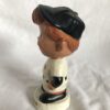 SF Giants MLB Bat Swirl Cap Extremely Scarce Mini Nodder 1961 Vintage Bobblehead White Base