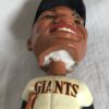 SF Giants Willy Mays MLB Extremely Scarce Dark Face 1962 Vintage Bobblehead White Base