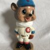 Chicago Cubs Extremely Scarce Mascot Nodder 1968 Vintage Bobblehead Gold Base