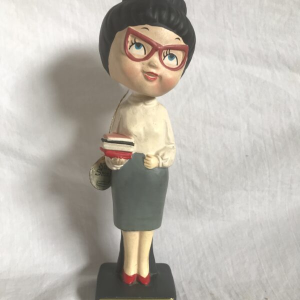 Suzie Smart Extremely Scarce Teacher Nodder 1960 Vintage Bobblehead
