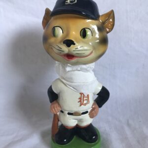 Detroit Tigers MLB Extremely Scarce Mascot Nodder 1963 Vintage Bobblehead Green Base