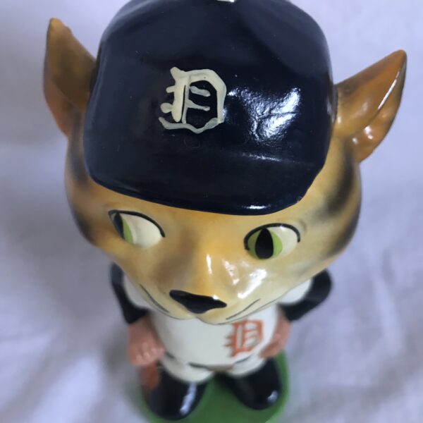 Detroit Tigers MLB Extremely Scarce Mascot Nodder 1963 Vintage Bobblehead Green Base