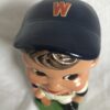 Washington Senators MLB Extremely Scarce Swirl Cap Nodder 1963 Vintage Bobblehead Green Base