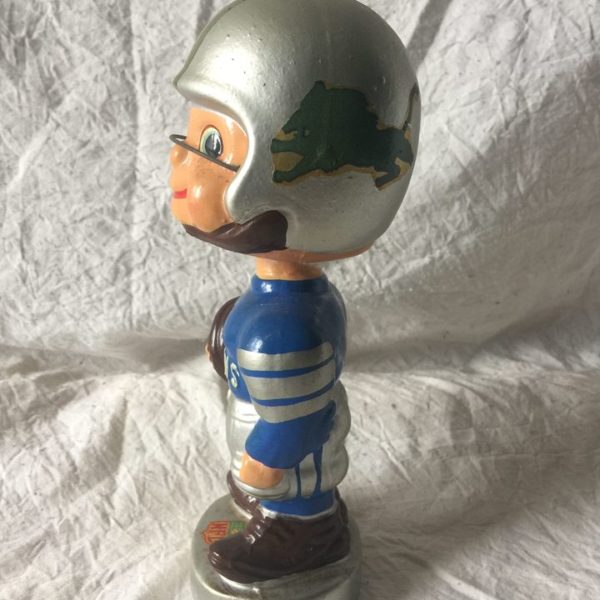 Detroit Lions NFL 1962 Vintage Bobblehead Extremely Scarce Type 1 Toes Up Nodder