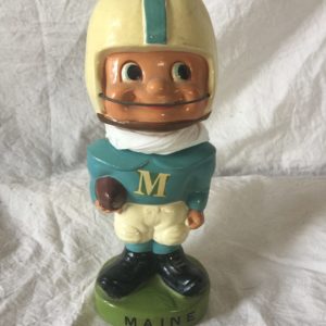 Maine 1960 Vintage Bobblehead Extremely Scarce Bobbie Style Toes Up College Nodder
