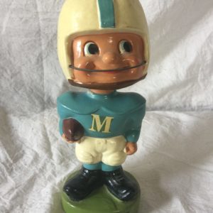 Maine 1960 Vintage Bobblehead Extremely Scarce Bobbie Style Toes Up College Nodder