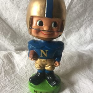 Navy 1960 Vintage Bobblehead Extremely Scarce Bobbie Style Toes Up College Nodder