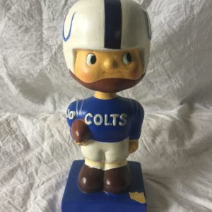 Baltimore Colts NFL 1961 Vintage Bobblehead Extremely Scarce Square Base Nodder