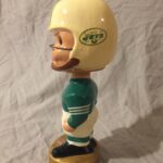 New York Jets NFL 1968 Vintage Bobblehead Extremely Scarce Gold Base Nodder